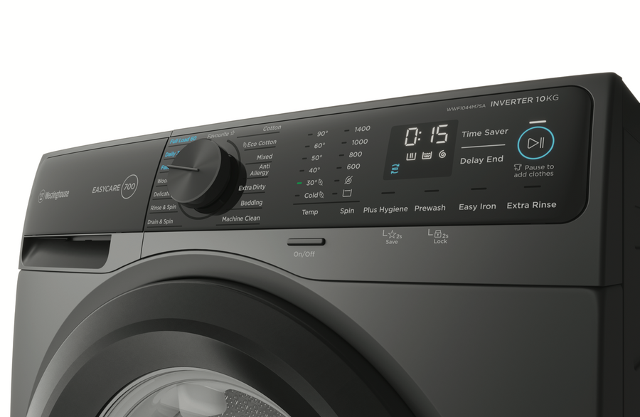 Factory second Westinghouse WWF1044M7SA – 10 kg EasyCare Front Load Washing Machine - Second Hand Appliances Geebung