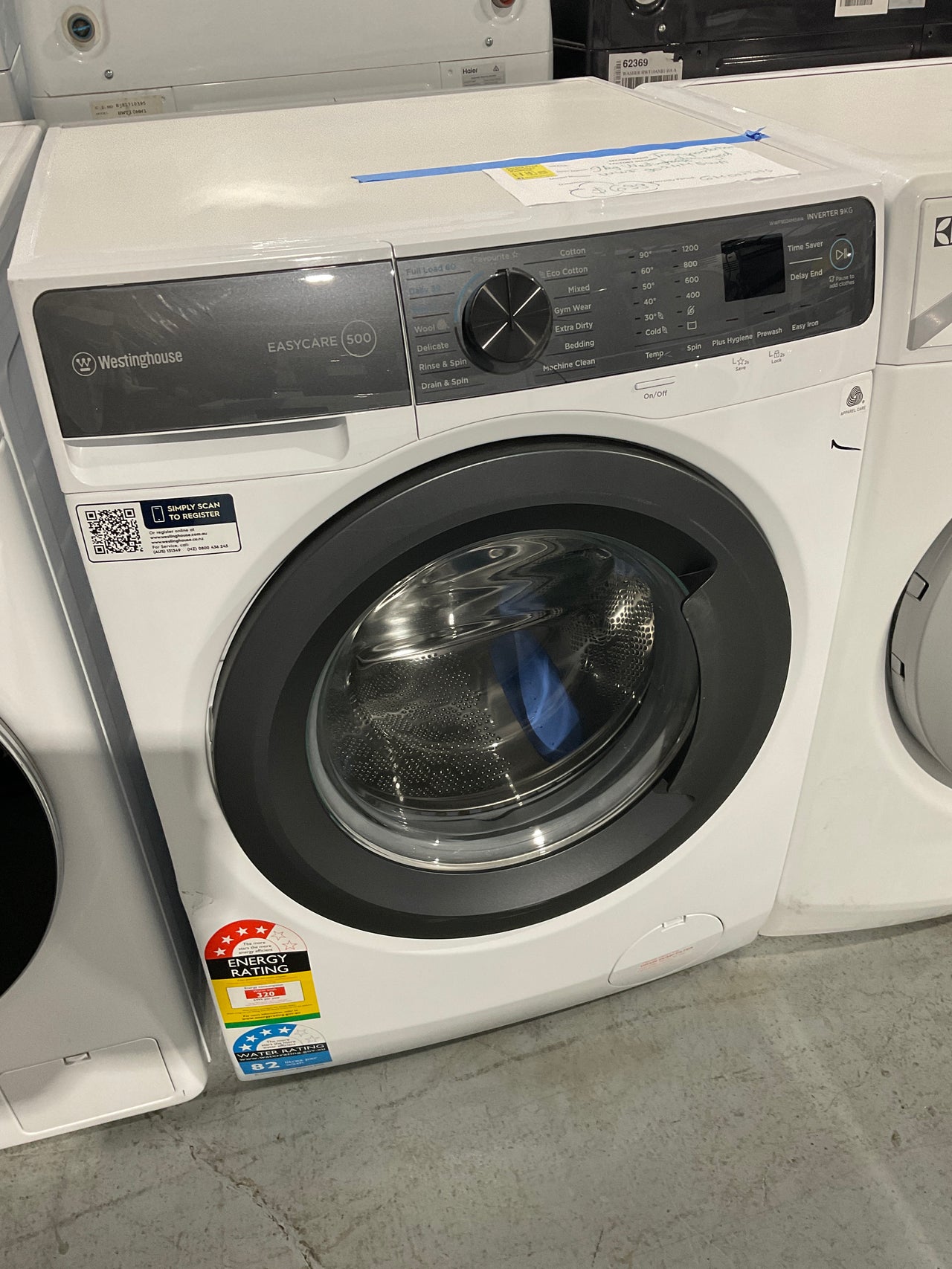 Transportation damaged Westinghouse WWF9024M5WA 9kg EasyCare Front Load Washer - Second Hand Appliances Geebung