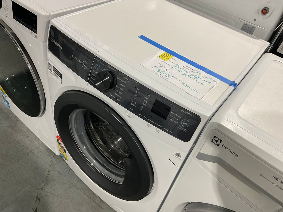 Transportation damaged Westinghouse WWF9024M5WA 9kg EasyCare Front Load Washer - Second Hand Appliances Geebung