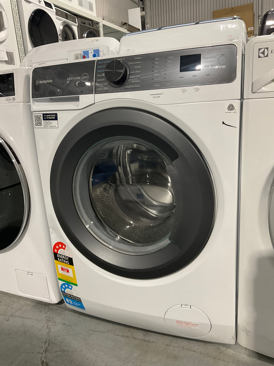 Transportation damaged Westinghouse WWF9024M5WA 9kg EasyCare Front Load Washer - Second Hand Appliances Geebung