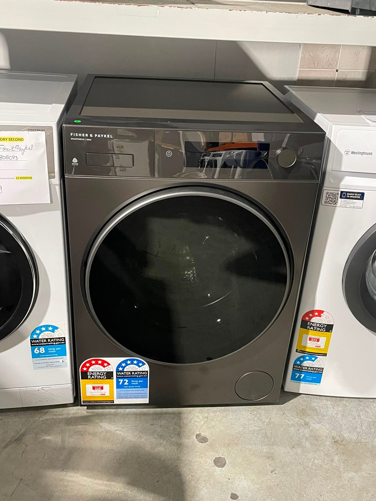 Fisher & Paykel 10kg Series 7 Front Load Washing Machine with FlexiDose™ – Graphite  Model: WH1060DG5 - Second Hand Appliances Geebung