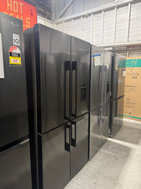 Thumbnail for Fisher & Paykel 538L Series 7 Quad Door Refrigerator with Ice & Water – Black Stainless Steel (RF605QDUVB2) - Second Hand Appliances Geebung