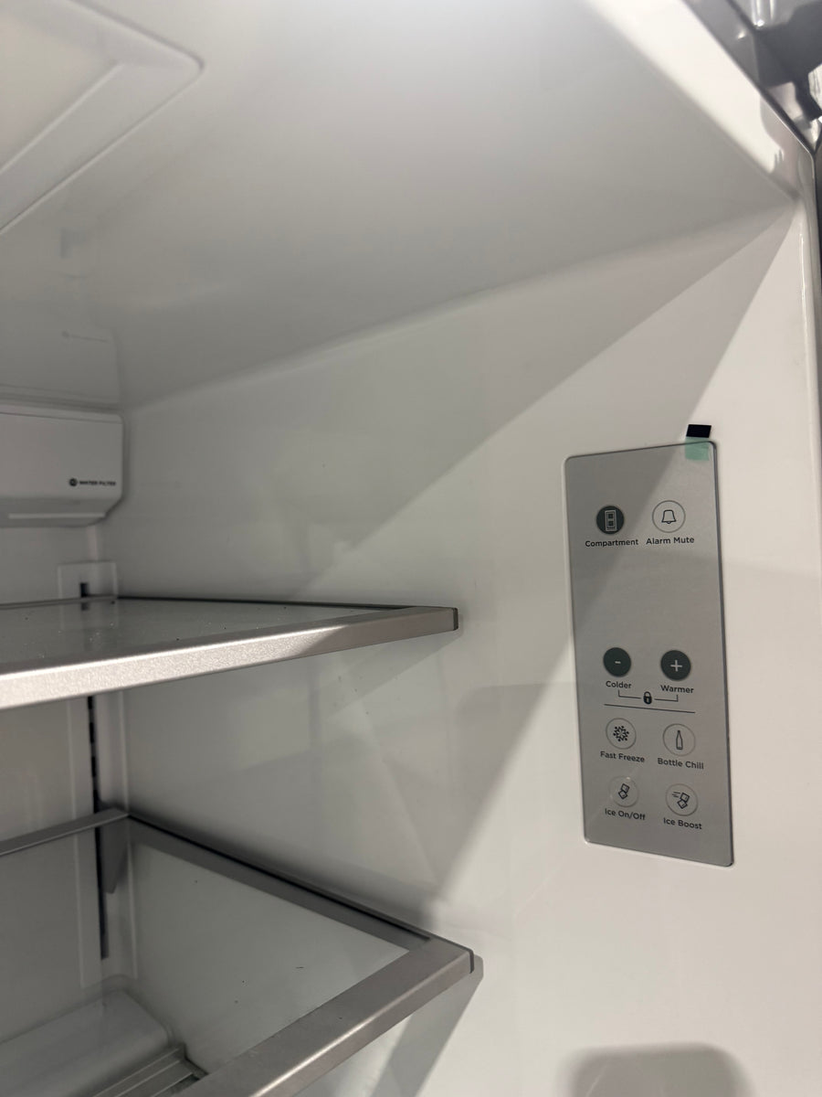 Fisher & Paykel 538L Series 7 Quad Door Refrigerator with Ice & Water – Black Stainless Steel (RF605QDUVB2) - Second Hand Appliances Geebung
