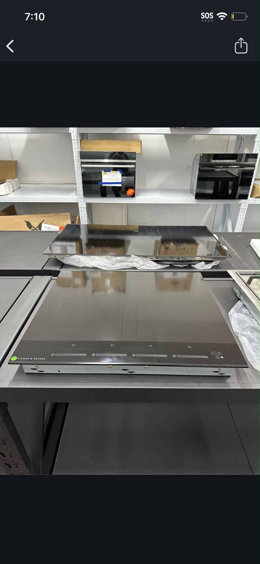 Fisher & Paykel 60cm Series 7 4 Zone Induction Cooktop with SmartZone CI604DTB4 - Second Hand Appliances Geebung