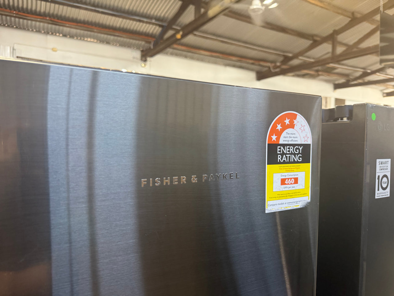 Fisher & Paykel Series 7 538L Quad Door Refrigerator Black Stainless Steel RF605QDVB2 - Second Hand Appliances Geebung