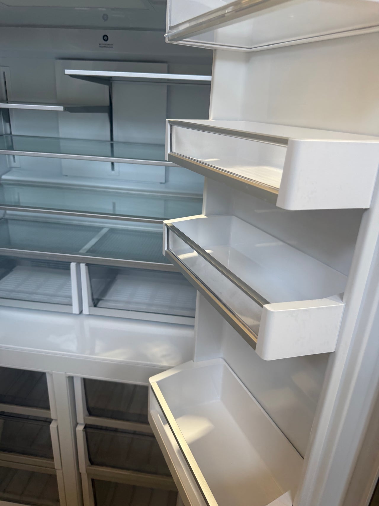 Fisher & Paykel Series 7 538L Quad Door Refrigerator Black Stainless Steel RF605QDVB2 - Second Hand Appliances Geebung