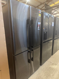 Thumbnail for Fisher & Paykel Series 7 538L Quad Door Refrigerator Black Stainless Steel RF605QDVB2 - Second Hand Appliances Geebung
