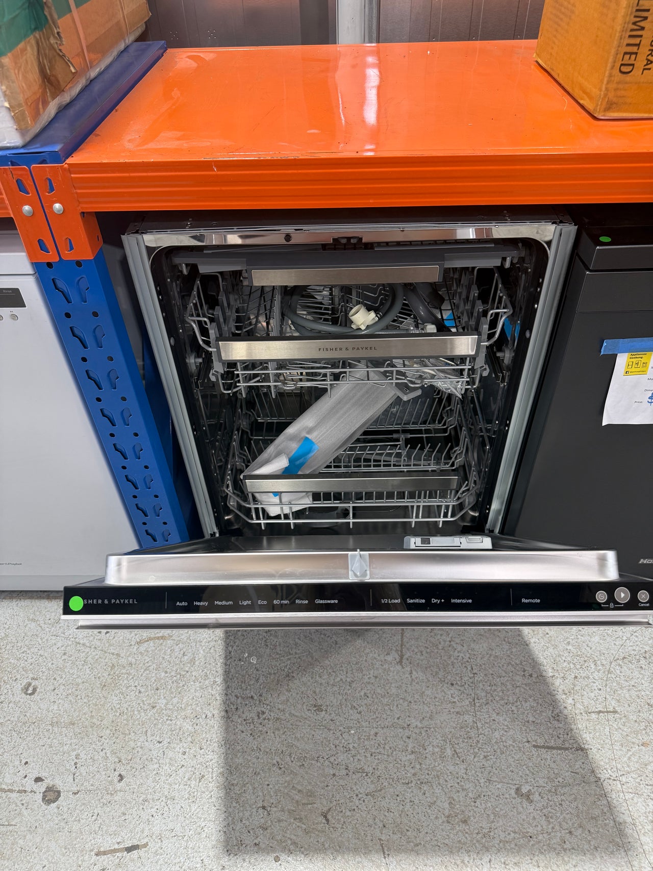 Fisher & Paykel Series 9 Tall Built Under Dishwasher Stainless Steel DW60UNT4X2 - Second Hand Appliances Geebung