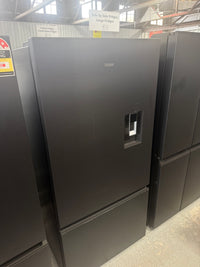 Thumbnail for Haier 514L Bottom Mount Refrigerator with Non-Plumbed Water Dispenser Black HRF510BHC - Second Hand Appliances Geebung