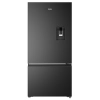 Thumbnail for Haier 514L Bottom Mount Refrigerator with Non-Plumbed Water Dispenser Black HRF510BHC - Second Hand Appliances Geebung