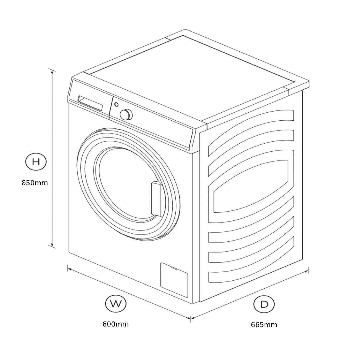 Second hand Fisher & Paykel 12kg WashSmart Front Load Washing Machine WH1260P1 - Second Hand Appliances Geebung