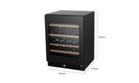 Thumbnail for Factory second Hisense HRWC46B 46-Bottle Dual Zone Wine Cabinet
