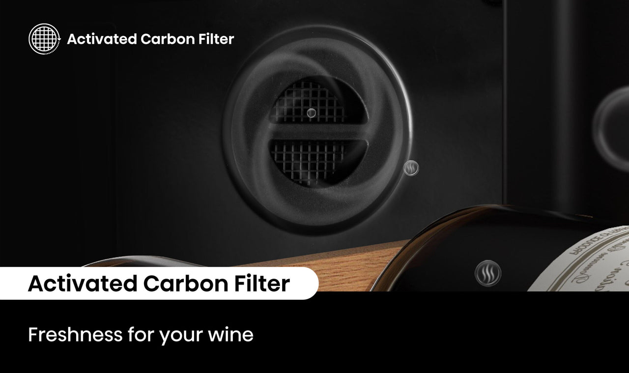 Factory second Hisense HRWC46B 46-Bottle Dual Zone Wine Cabinet