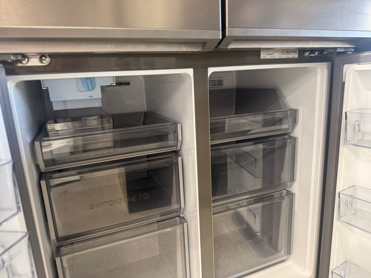 Factory second Haier HRF680YPS – 623 L Quad Door Refrigerator