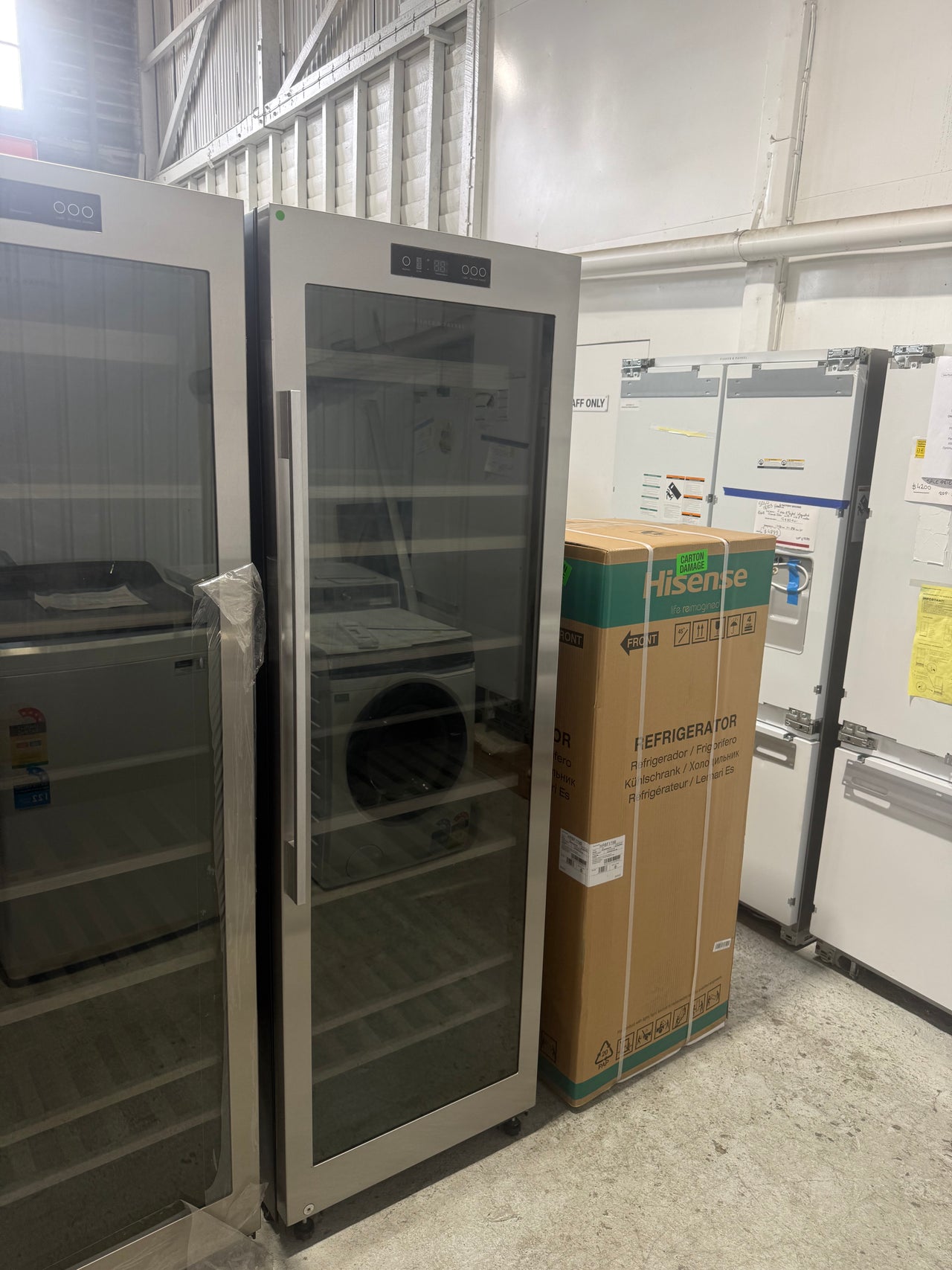 Buy Factory second Fisher & Paykel Series 7 Wine Storage Cabinet 144 Bottle Stainless Steel Right Hinge RF356RDWX1 |  | [product_variant] | Second Hand Appliances Geebung Brisbane