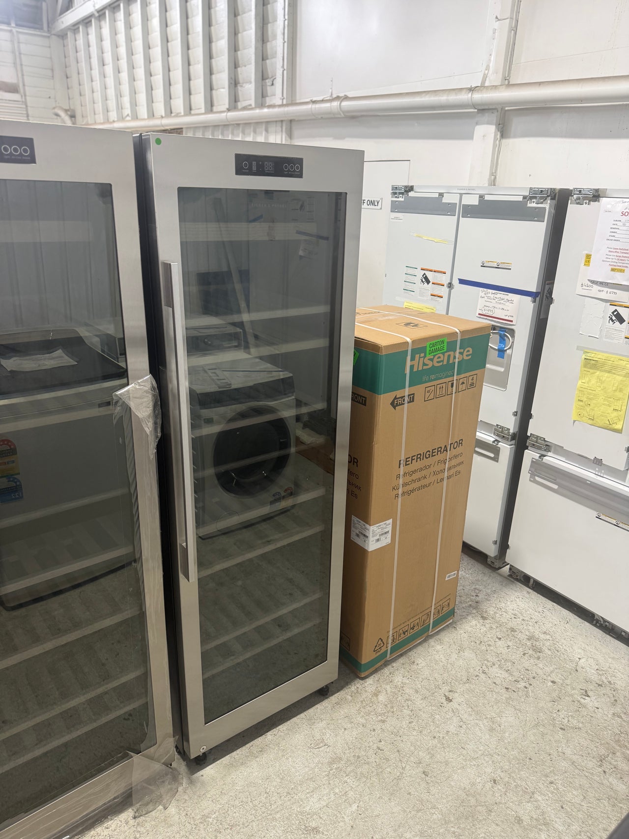 Buy Factory second Fisher & Paykel Series 7 Wine Storage Cabinet 144 Bottle Stainless Steel Right Hinge RF356RDWX1 |  | [product_variant] | Second Hand Appliances Geebung Brisbane