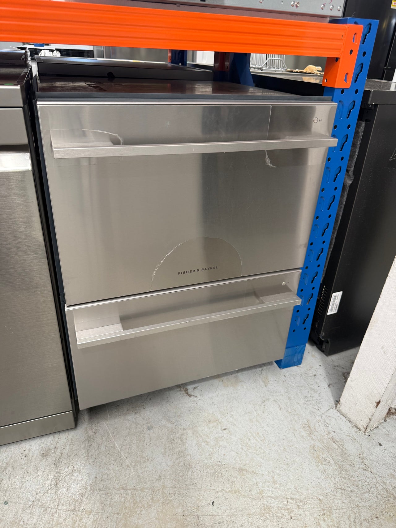 Factory second Fisher&Paykel DD60DDFX9 Double DishDrawer™ Dishwasher – Stainless Steel