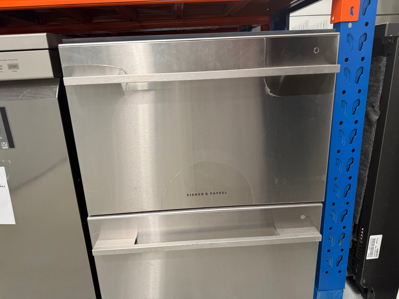 Factory second Fisher&Paykel DD60DDFX9 Double DishDrawer™ Dishwasher – Stainless Steel