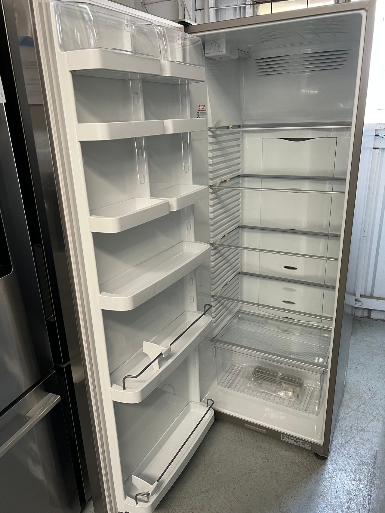 Factory second Fisher & Paykel 451L Upright Fridge E450LXFD1 - Second Hand Appliances Geebung