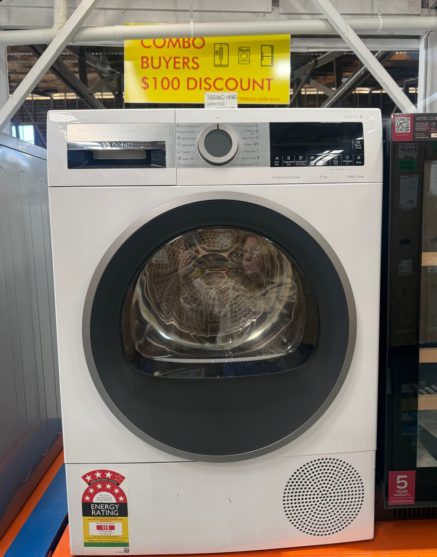 Laundry package/Bosch 9kg Front Load Washer + 8kg Heat Pump Dryer Laundry Set