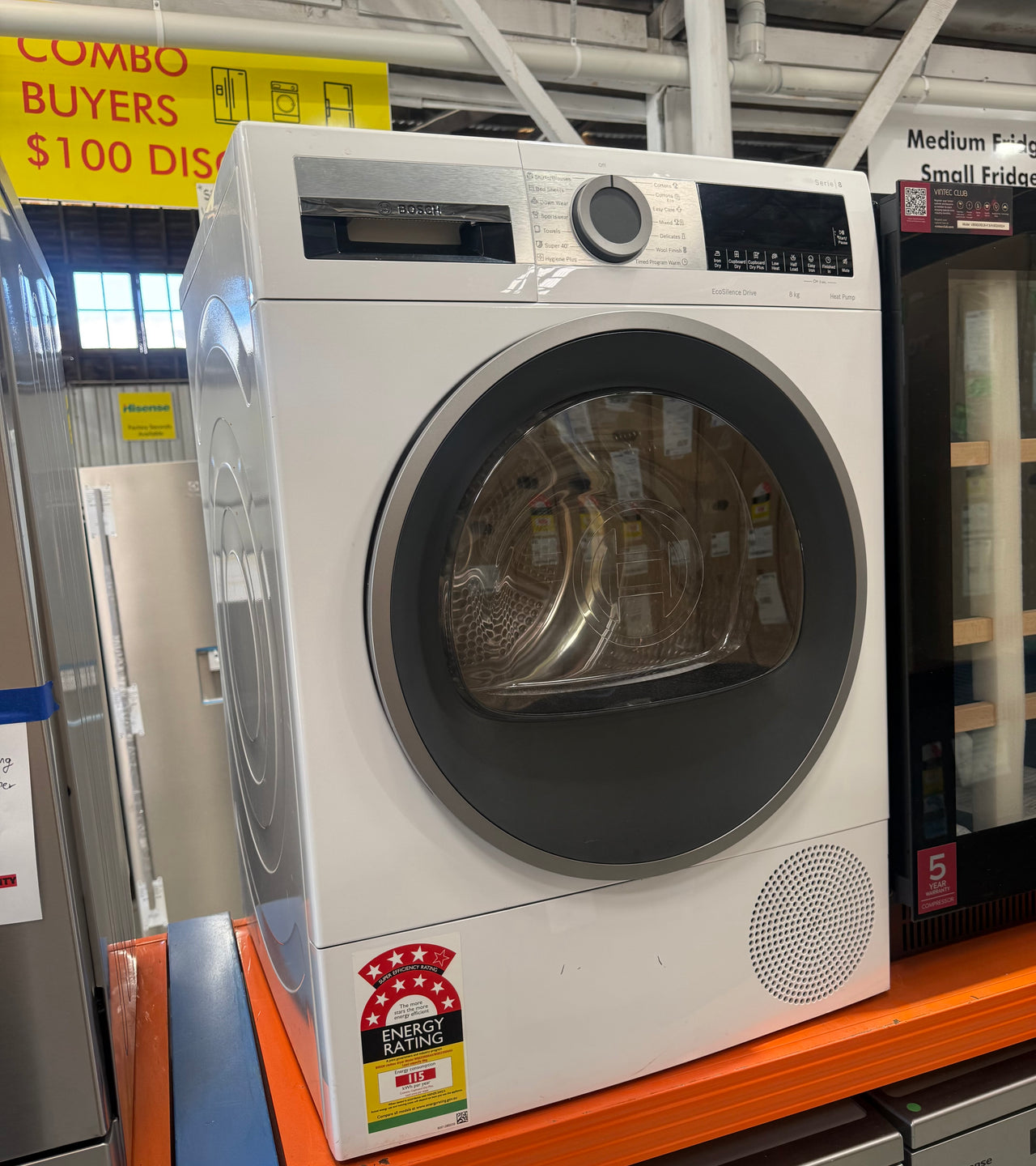 Laundry package/Bosch 9kg Front Load Washer + 8kg Heat Pump Dryer Laundry Set