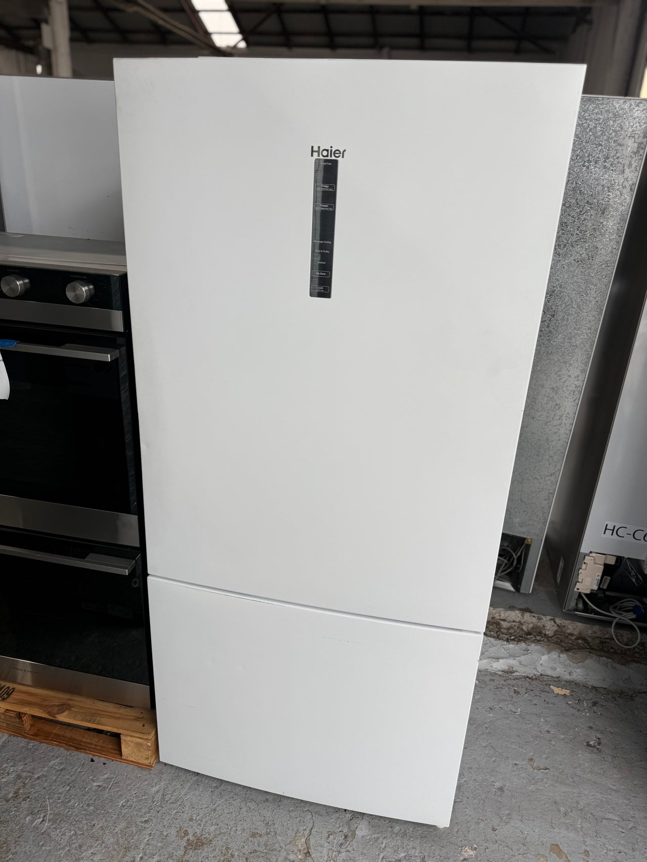 Factory second Haier 498L Bottom Mount Frost Free Fridge HRF520BW - Second Hand Appliances Geebung