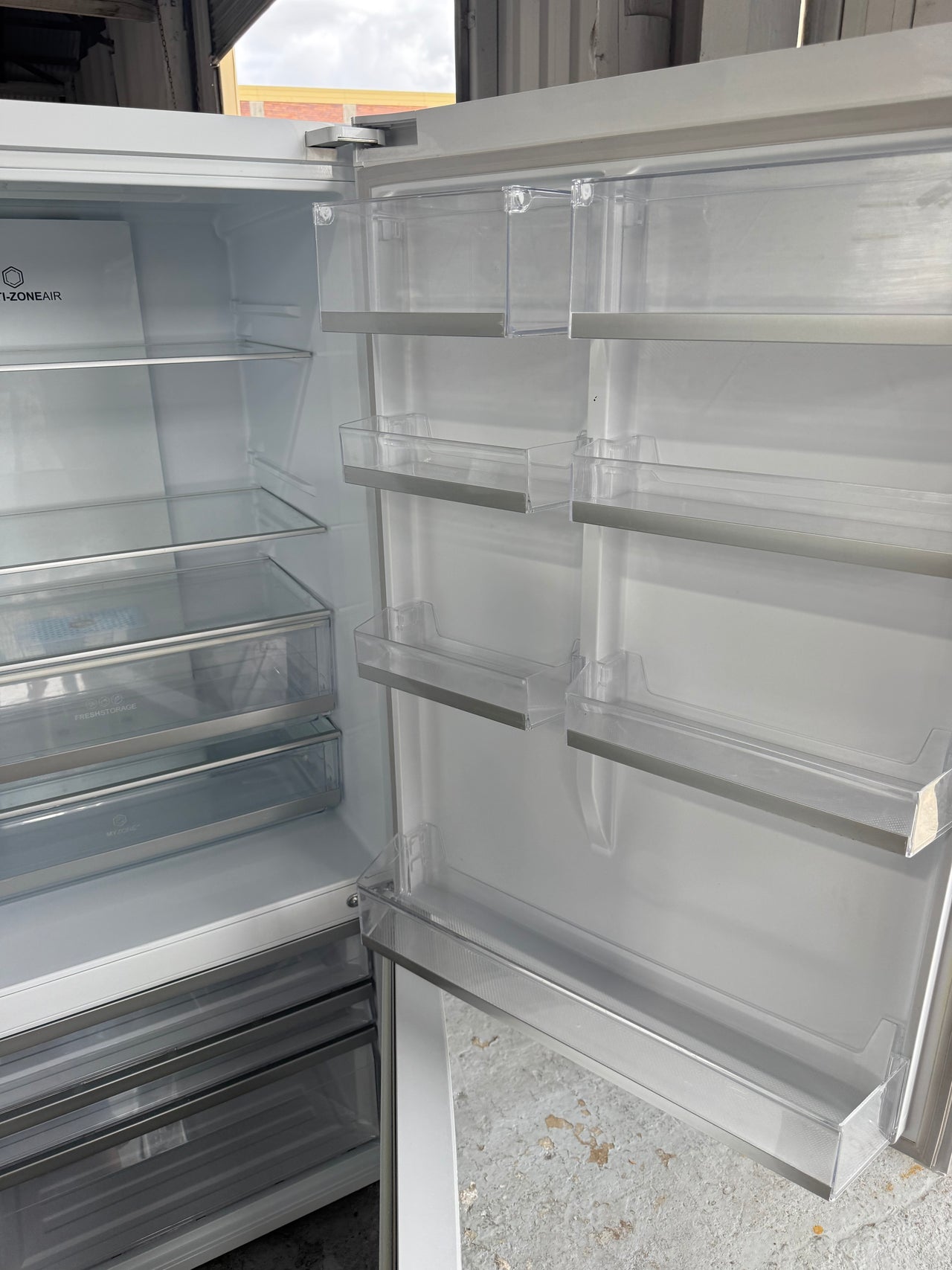 Factory second Haier 498L Bottom Mount Frost Free Fridge HRF520BW - Second Hand Appliances Geebung