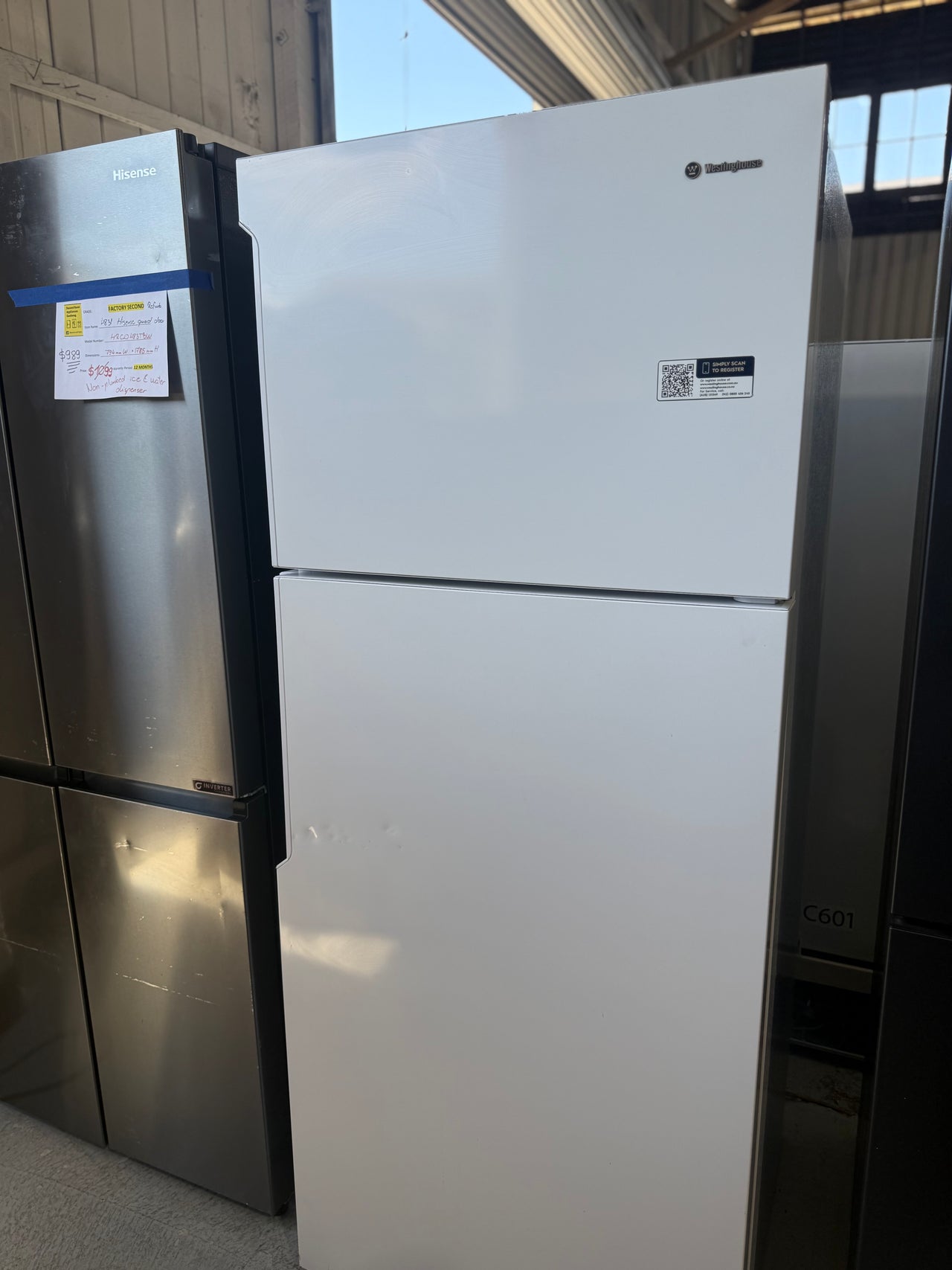 Buy Second hand Westinghouse WTB4600WC 431-litre top-mount refrigerator |  | [product_variant] | Second Hand Appliances Geebung Brisbane
