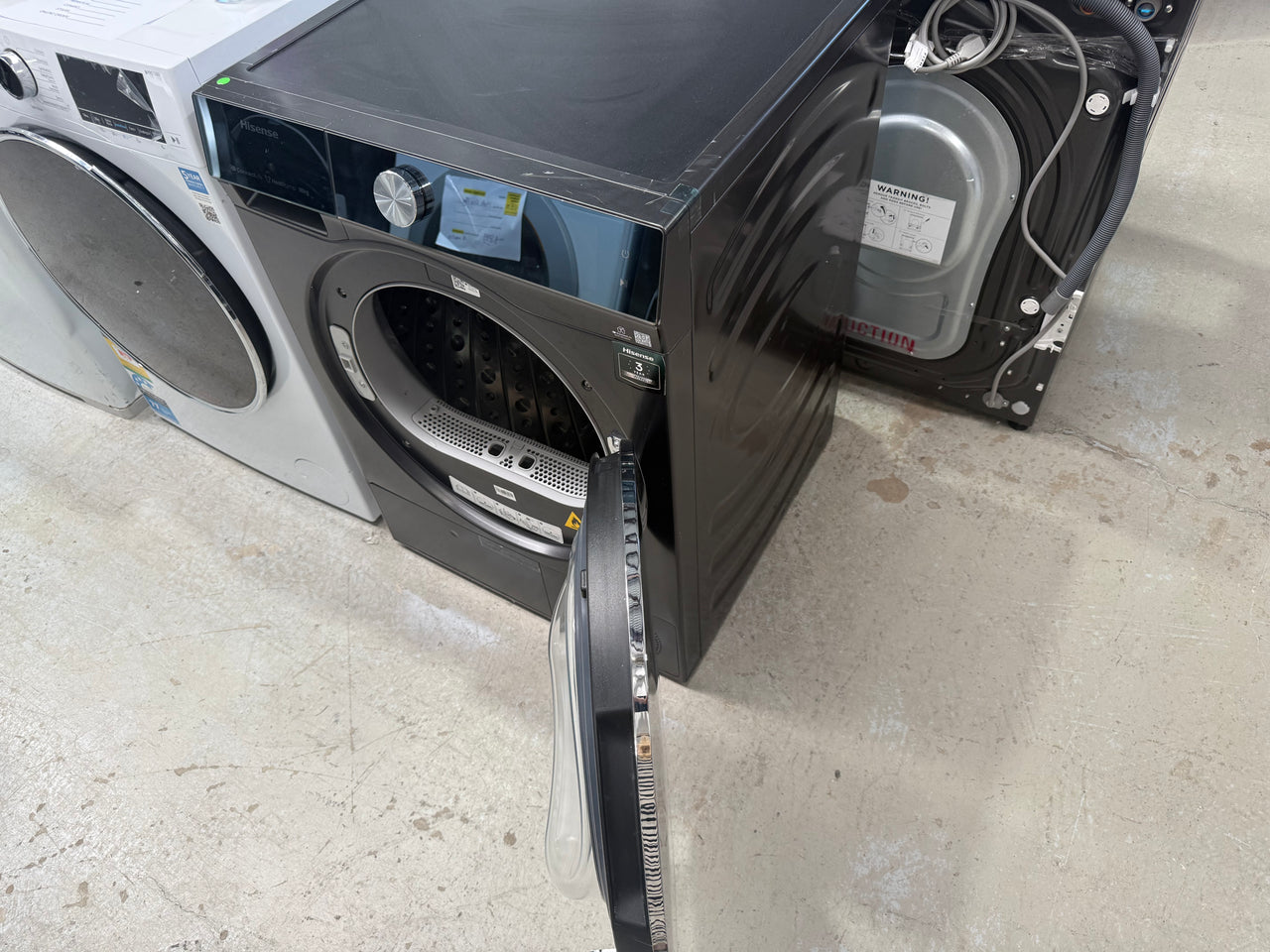 Factory Second Hisense 10kg Heat Pump Dryer – Black (HDFS10HPB)