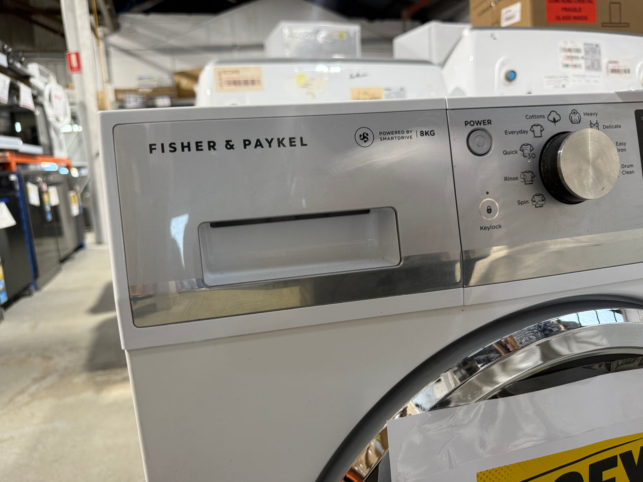 Second hand Fisher & Paykel 8kg Front Load Washing Machine – WH8060J3