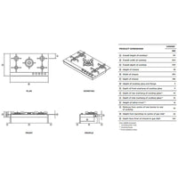 Thumbnail for Factory second Fisher & Paykel 90cm Gas Cooktop CG905DNGGB4 - Second Hand Appliances Geebung