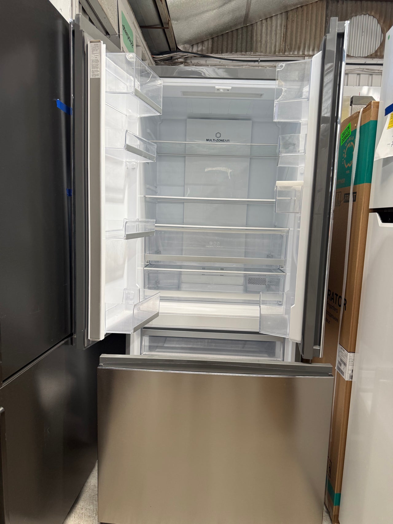 Factory second Haier HRF520FHS – 489L French Door Refrigerator