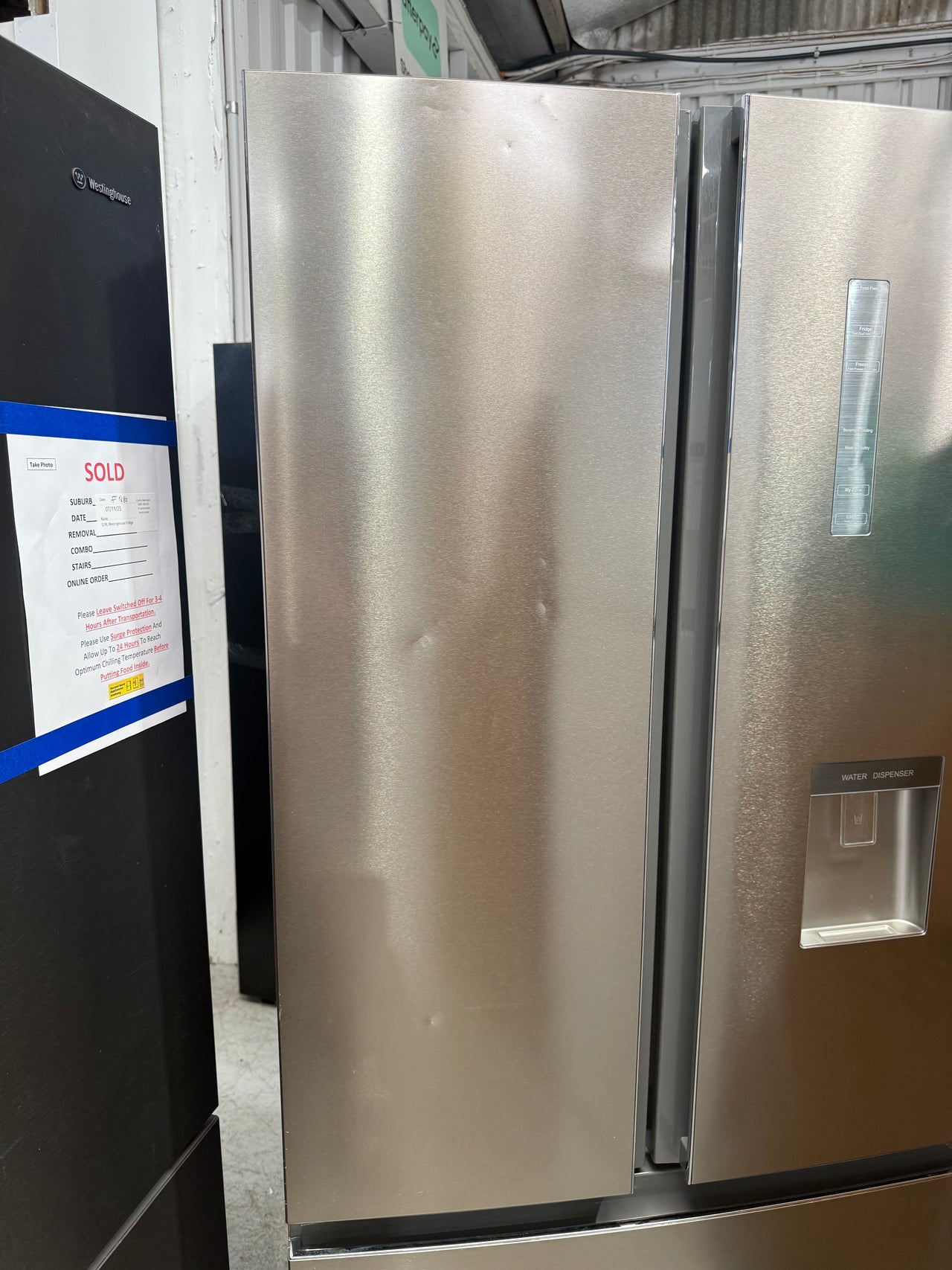 Factory second Haier HRF520FHS – 489L French Door Refrigerator