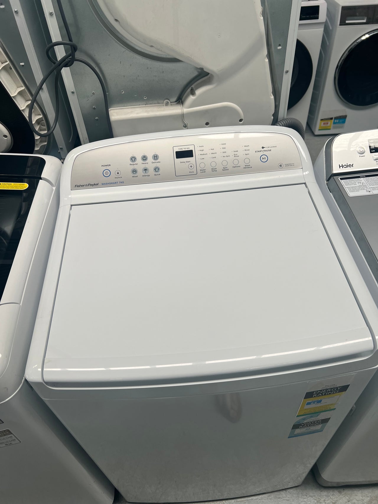 Second hand Fisher & Paykel WA7060G2 7kg Top Load Washing Machine - Second Hand Appliances Geebung