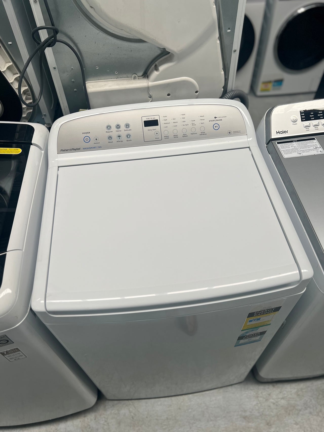 Second hand Fisher & Paykel WA7060G2 7kg Top Load Washing Machine - Second Hand Appliances Geebung