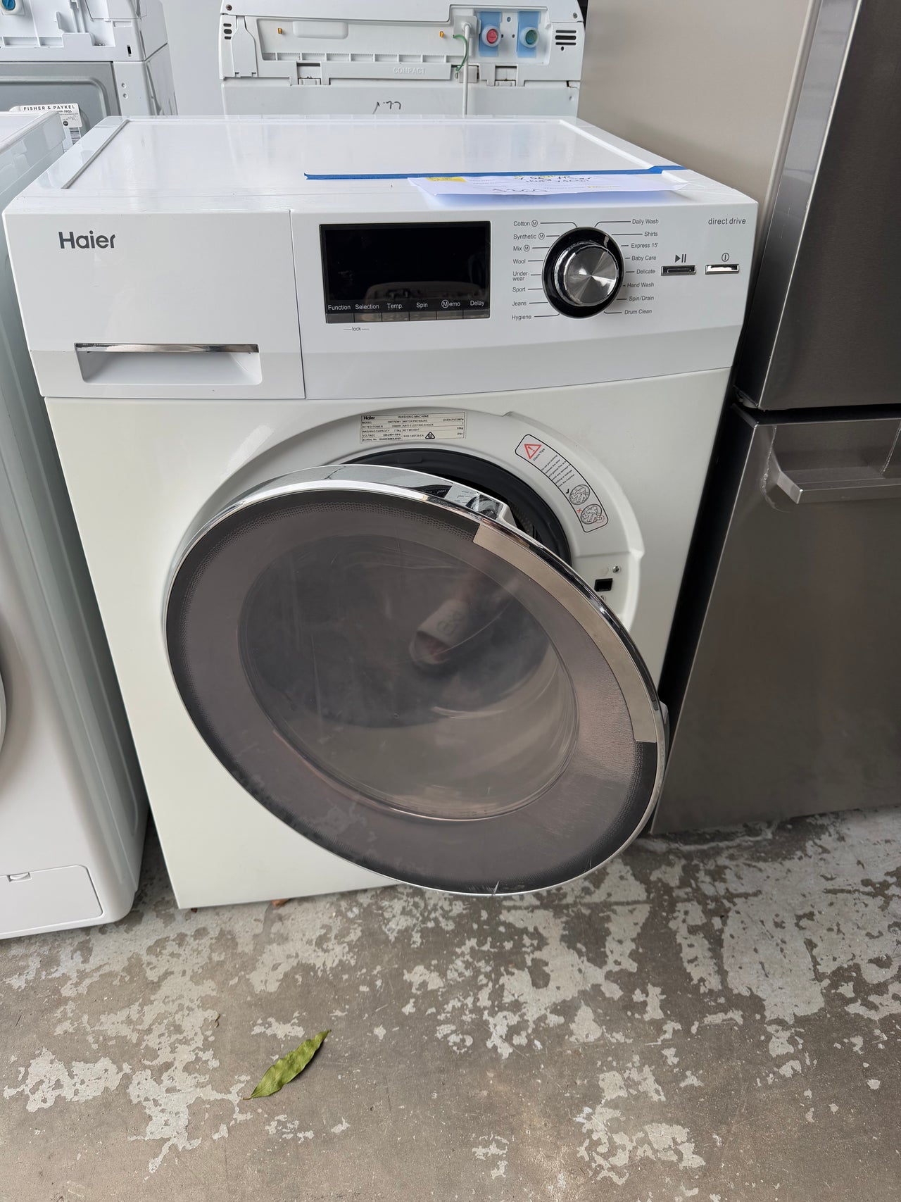 Second hand Haier HWF75DW1 7.5kg Front Load Washing Machine