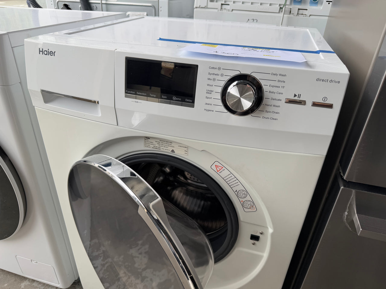 Second hand Haier HWF75DW1 7.5kg Front Load Washing Machine