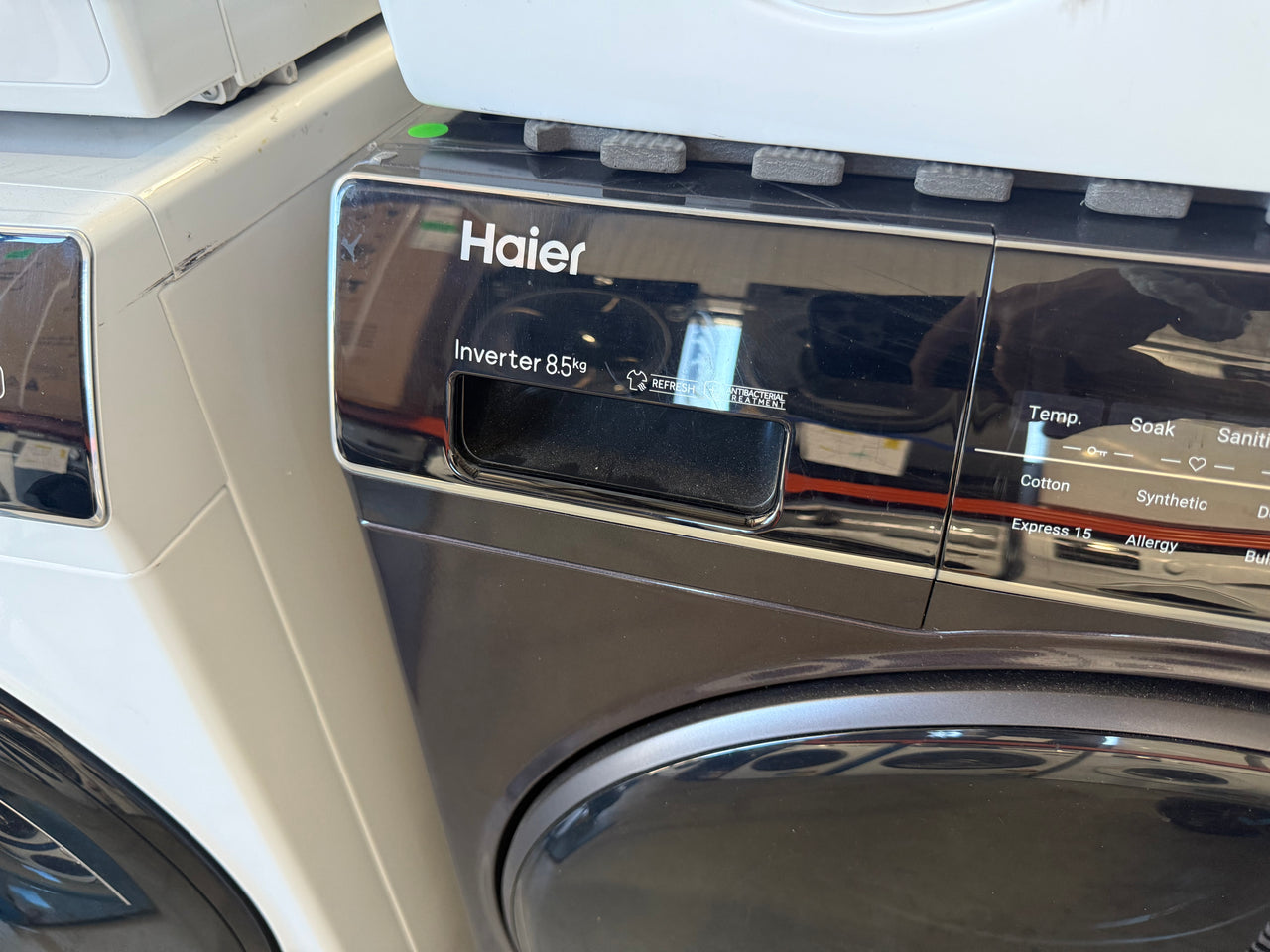 Factory second Haier HWF85ANB1 8.5kg Front Load Washing Machine (Graphite)