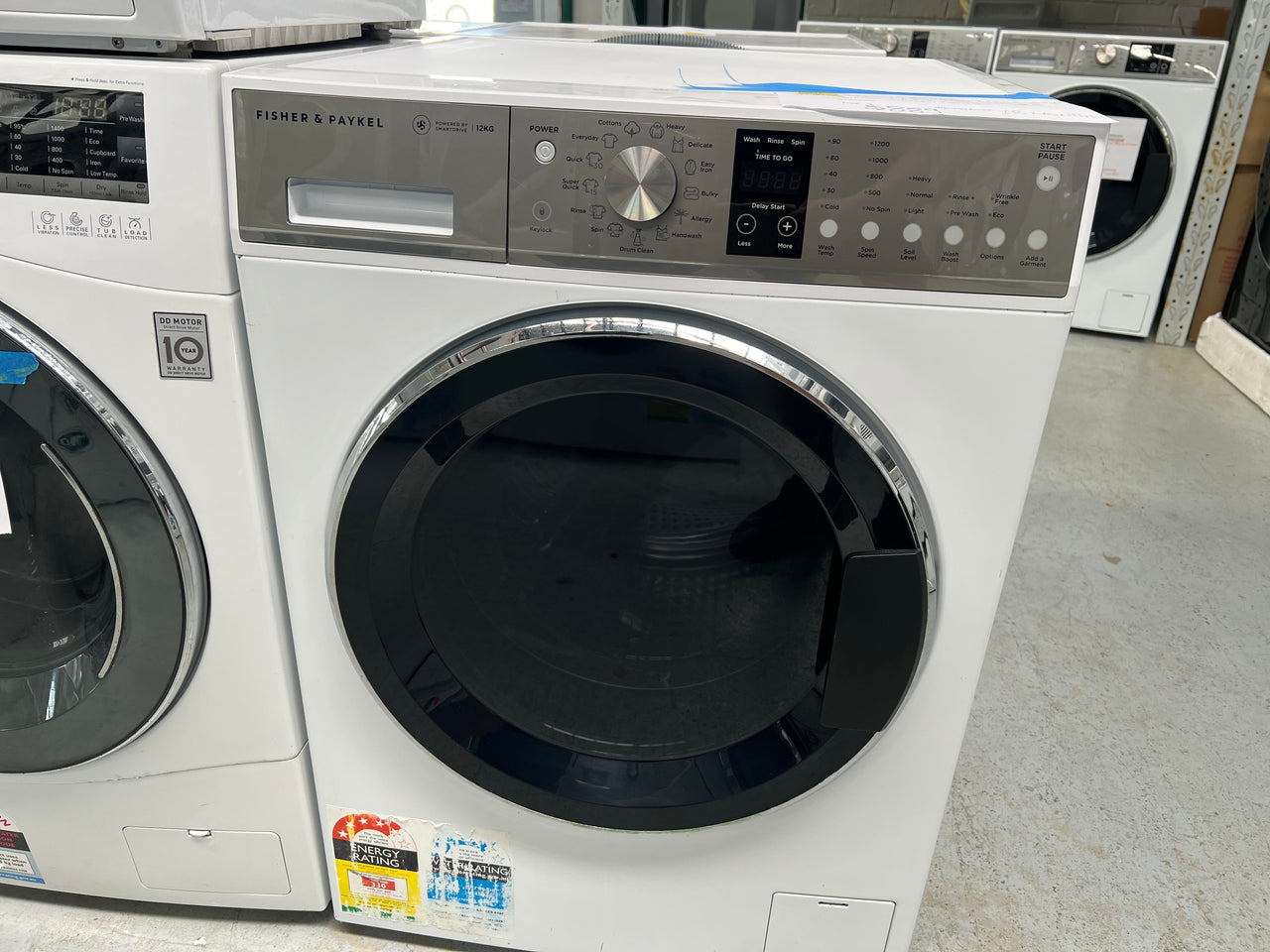 Factory second Fisher&Paykel 11kg Front Load Washer WH1160S1 - Second Hand Appliances Geebung