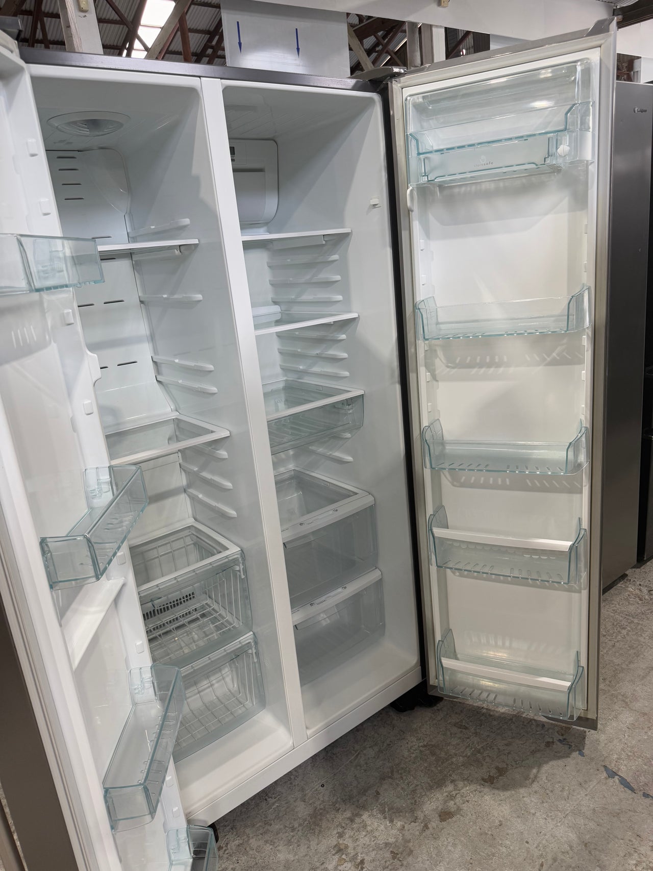 Second hand Westinghouse WSE6100SF – 610L Side-by-Side Refrigerator