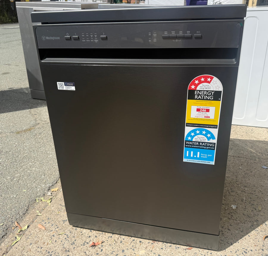Factory second Westinghouse 60cm Dark Stainless Freestanding Dishwasher – WSF6606KXC