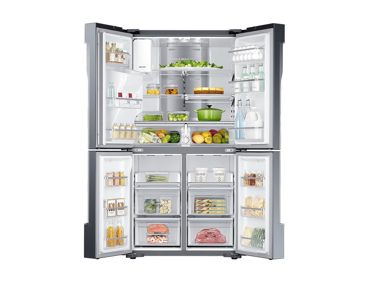 Second hand SAMSUNG 719L FRENCH DOOR FRIDGE SRF719DLS - Second Hand Appliances Geebung