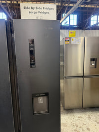 Thumbnail for Factory second Haier 492L French Door Fridge with Water Dispenser – Matte Black HRF520FHC