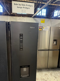 Thumbnail for Factory second Haier 492L French Door Fridge with Water Dispenser – Matte Black HRF520FHC