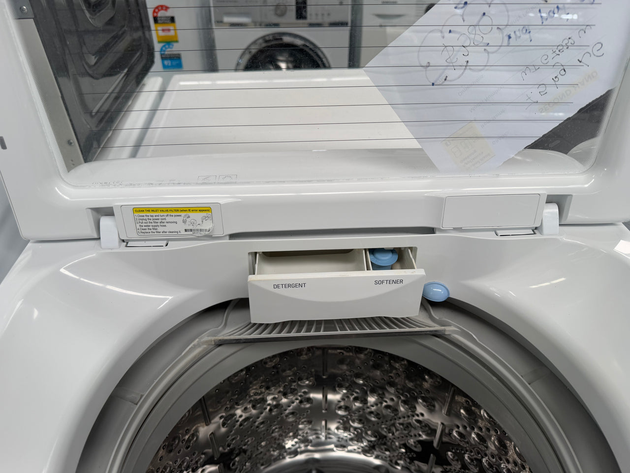 Second hand LG 7.5kg Top Load Washing Machine WTG7532W