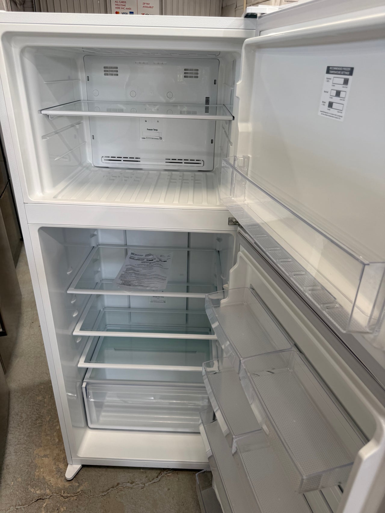 Factory Second Kelvinator 431 L Top-Mount Fridge – White (KTM4602WC)