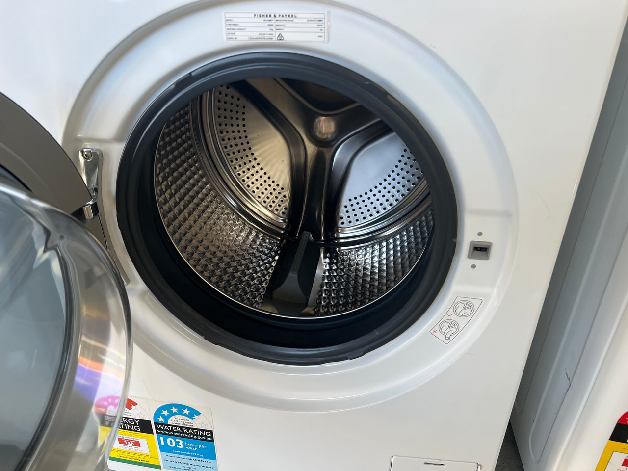 Second hand Fisher & Paykel 12kg WashSmart Front Load Washing Machine WH1260P1 - Second Hand Appliances Geebung