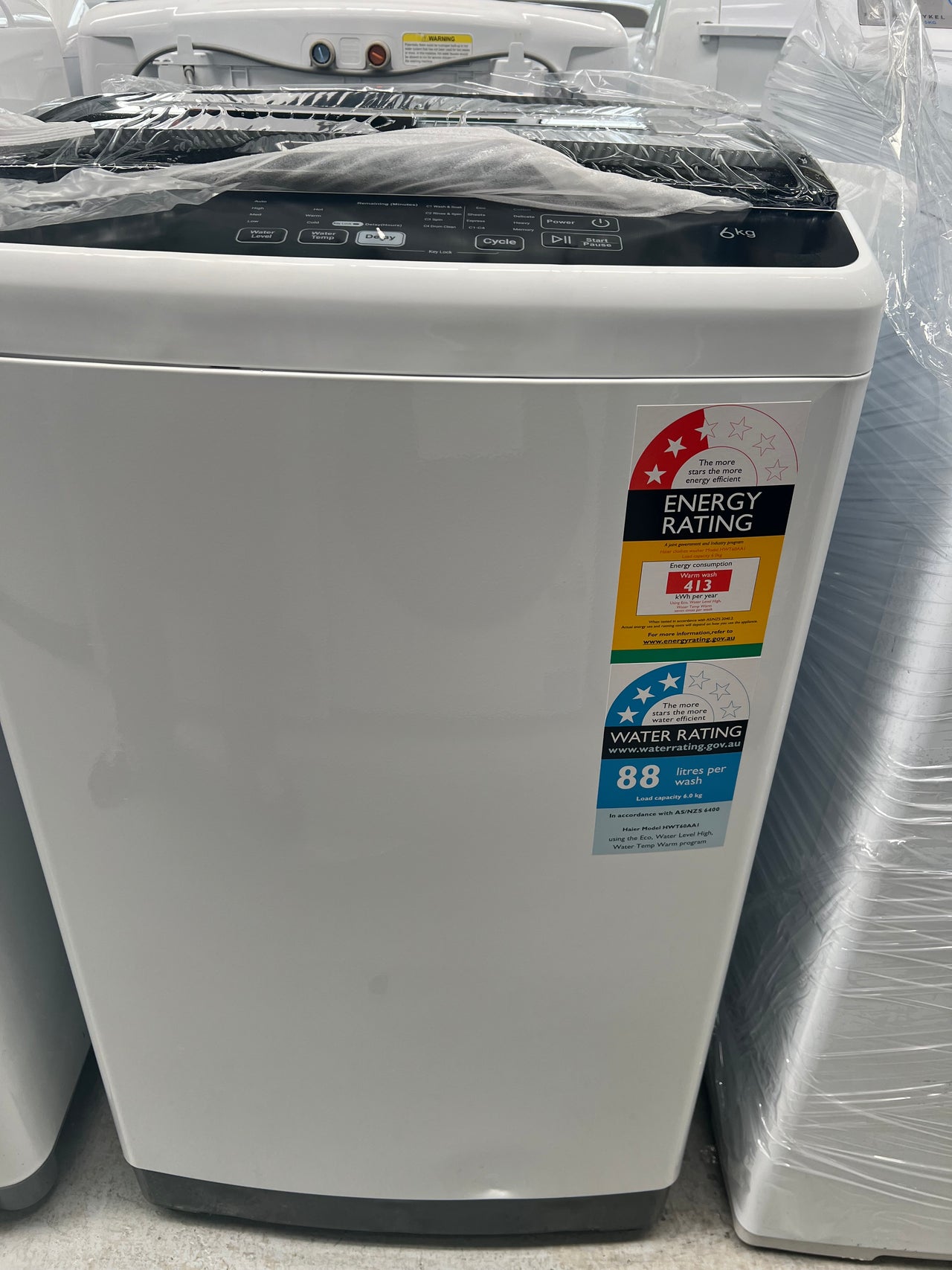 Factory Second Haier 6kg Top Load Washing Machine HWT60AA1 - Second Hand Appliances Geebung