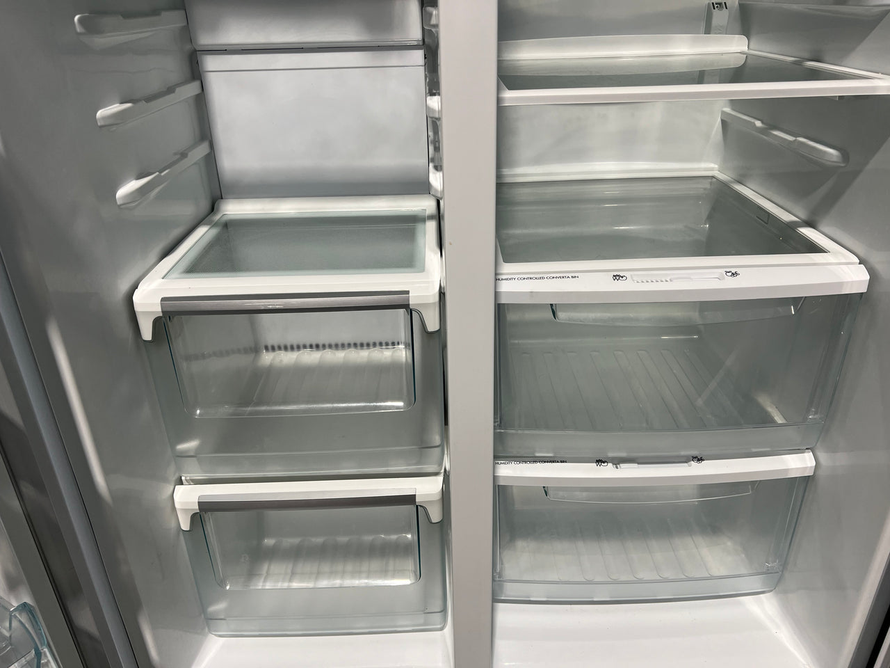 Second hand 606l Westinghouse side by side refrigerator Model: WSE6100WF - Second Hand Appliances Geebung