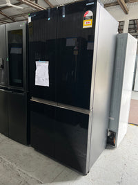 Thumbnail for Factory second HITACHI 638L FRENCH DOOR INVERTER FRIDGE - BLACK GLASS RWB640VT0GBK - Second Hand Appliances Geebung